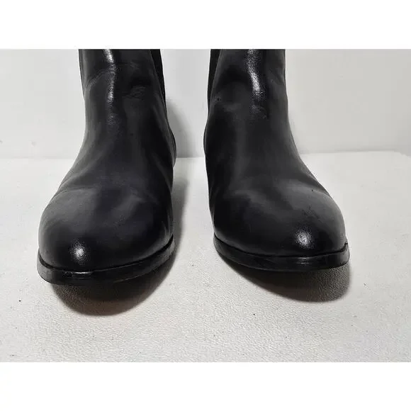 Nisolo Boots Womens Everyday Chelsea Black Leather Ankle Booties SZ 10 - Picture 3 of 9